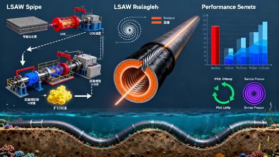 API 5L LSAW Steel Pipe: Critical Selection for High-Pressure Oil & Gas Transmission Lines