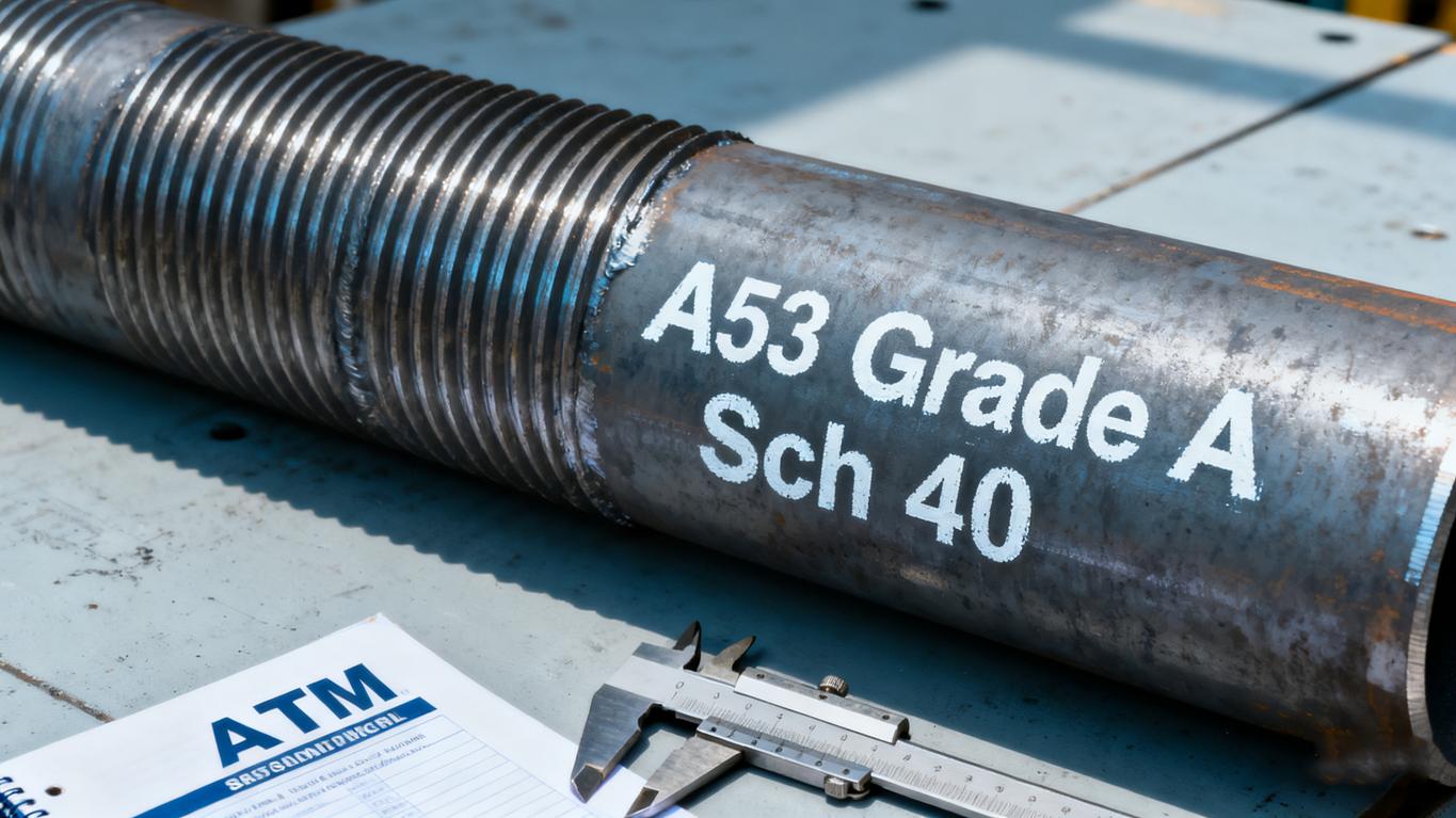 ASTM A53 for Threaded Pipe: Decoding Grades A, B, and the Role in Low-Pressure Pipeline Systems
